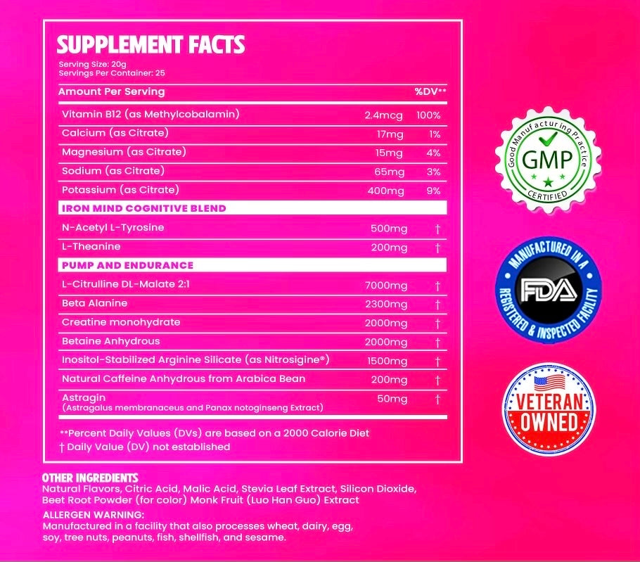 Watermelon Candy Advanced Cognitive Pre-workout